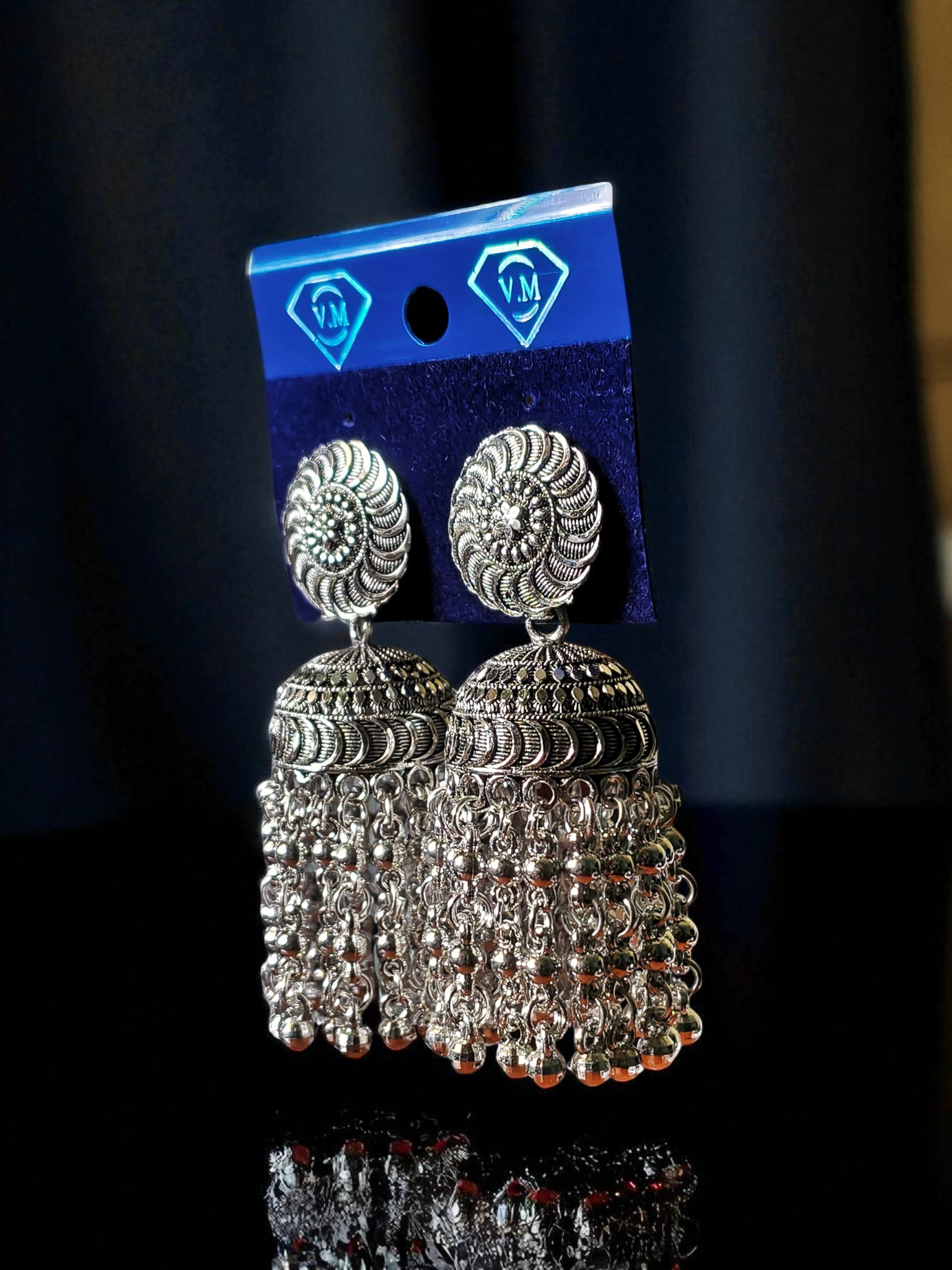 Oxidized Jhumka