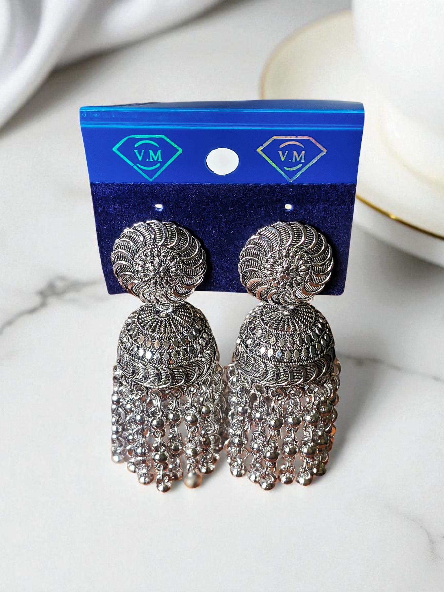 Oxidized Jhumka
