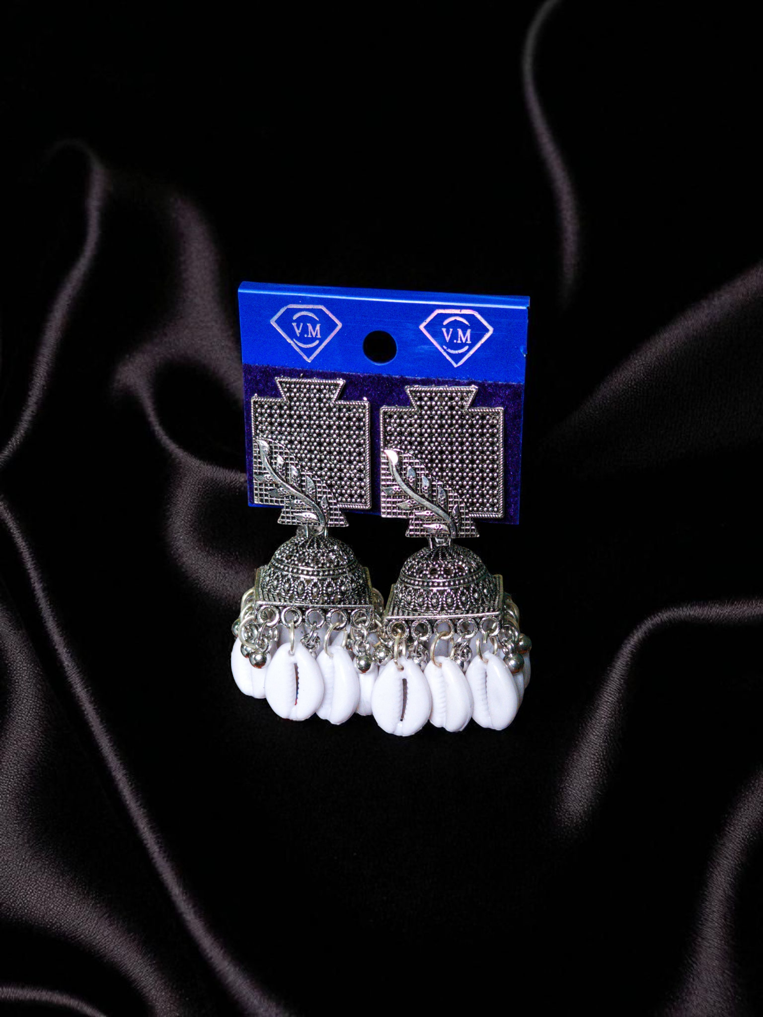 Ocean Ghungroo Jhumkas