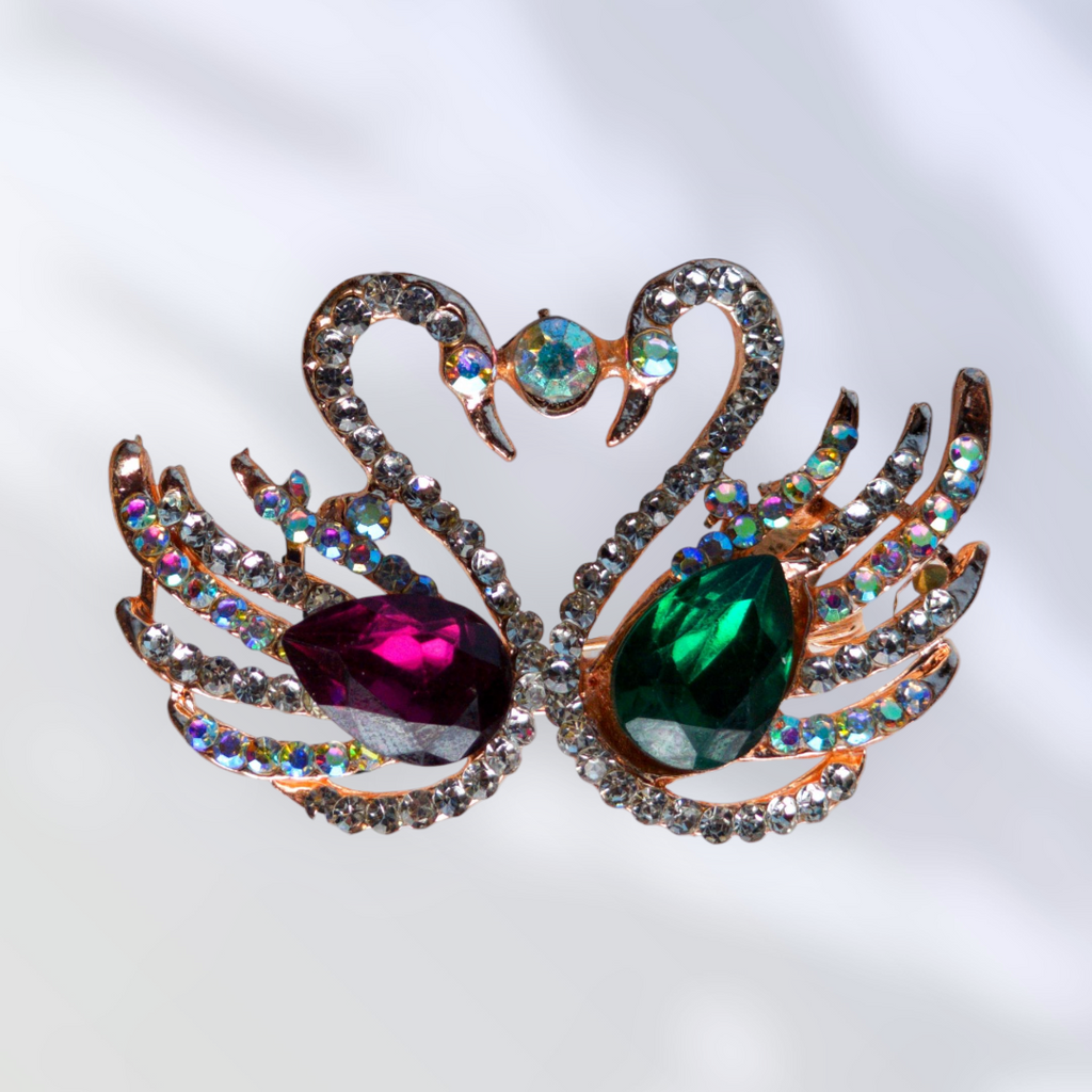 Zarora Majestic Swan Brooch