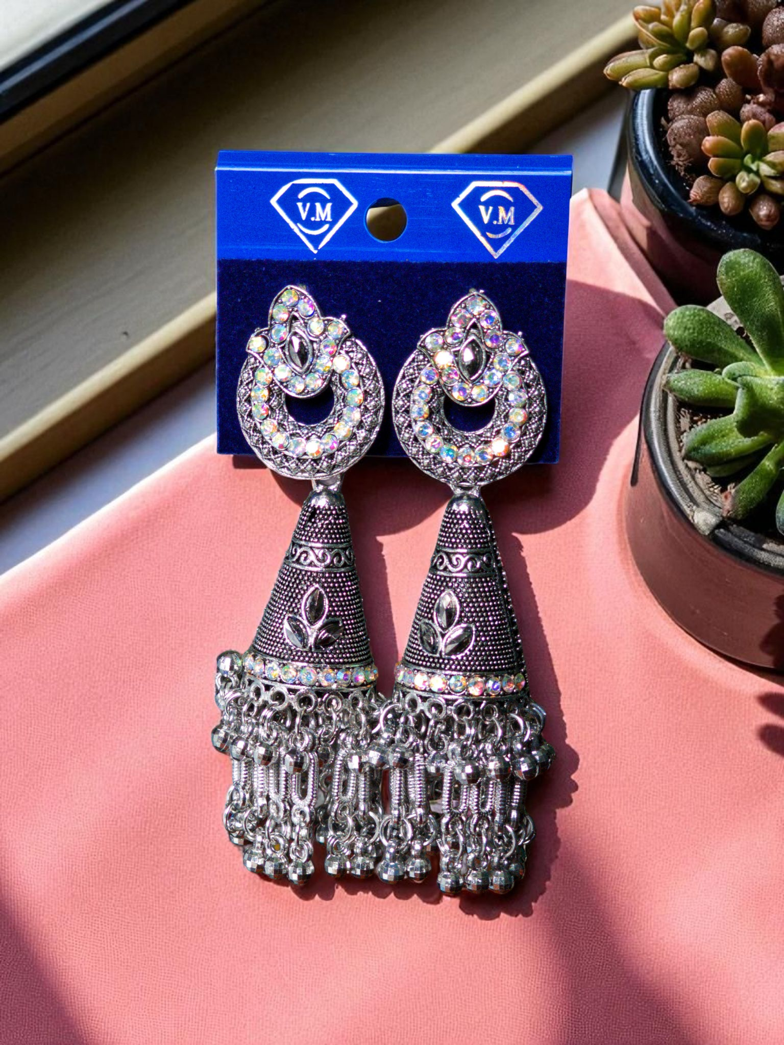 Zarora Celestial Chandelier Earrings