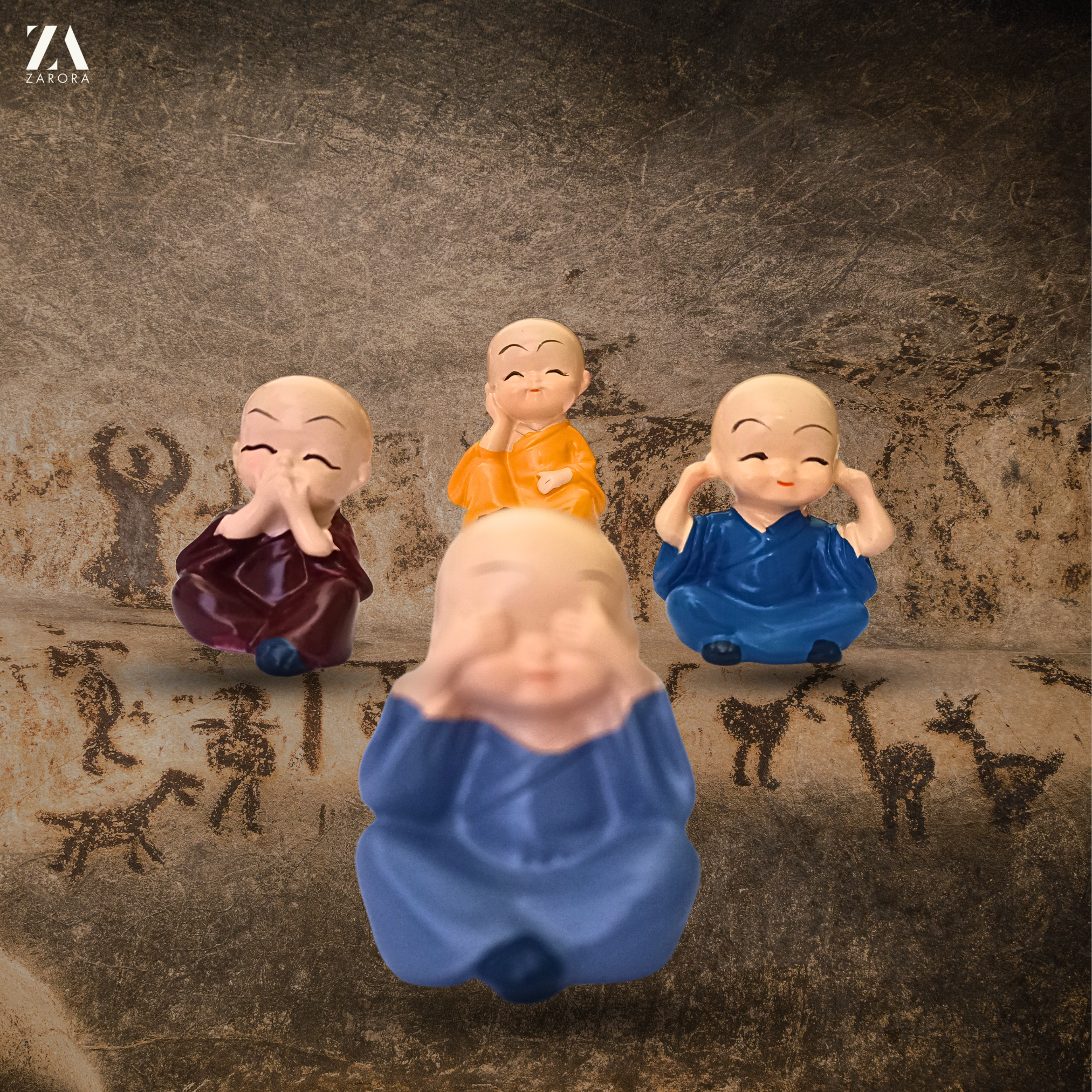 Little Monks of Joy – 4 Piece Set