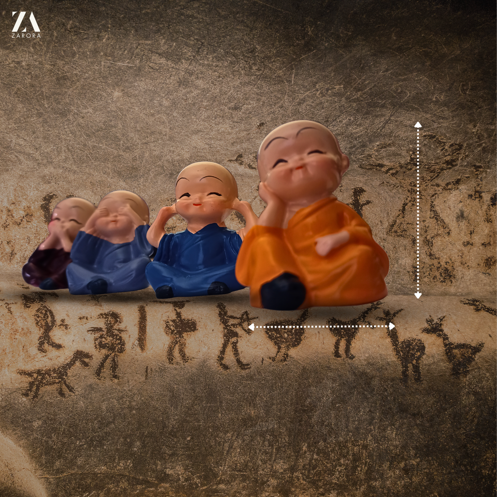 Little Monks of Joy – 4 Piece Set