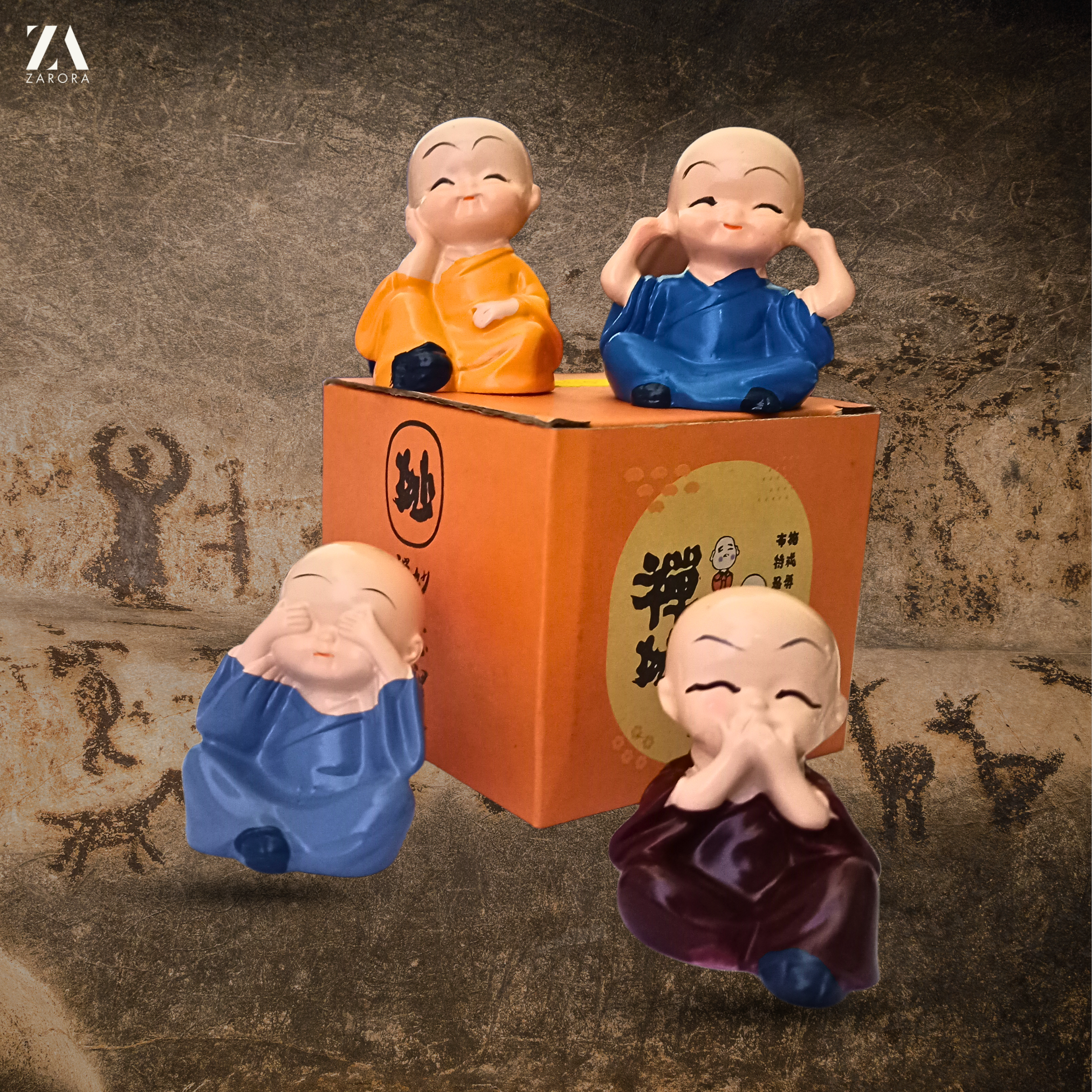 Little Monks of Joy – 4 Piece Set