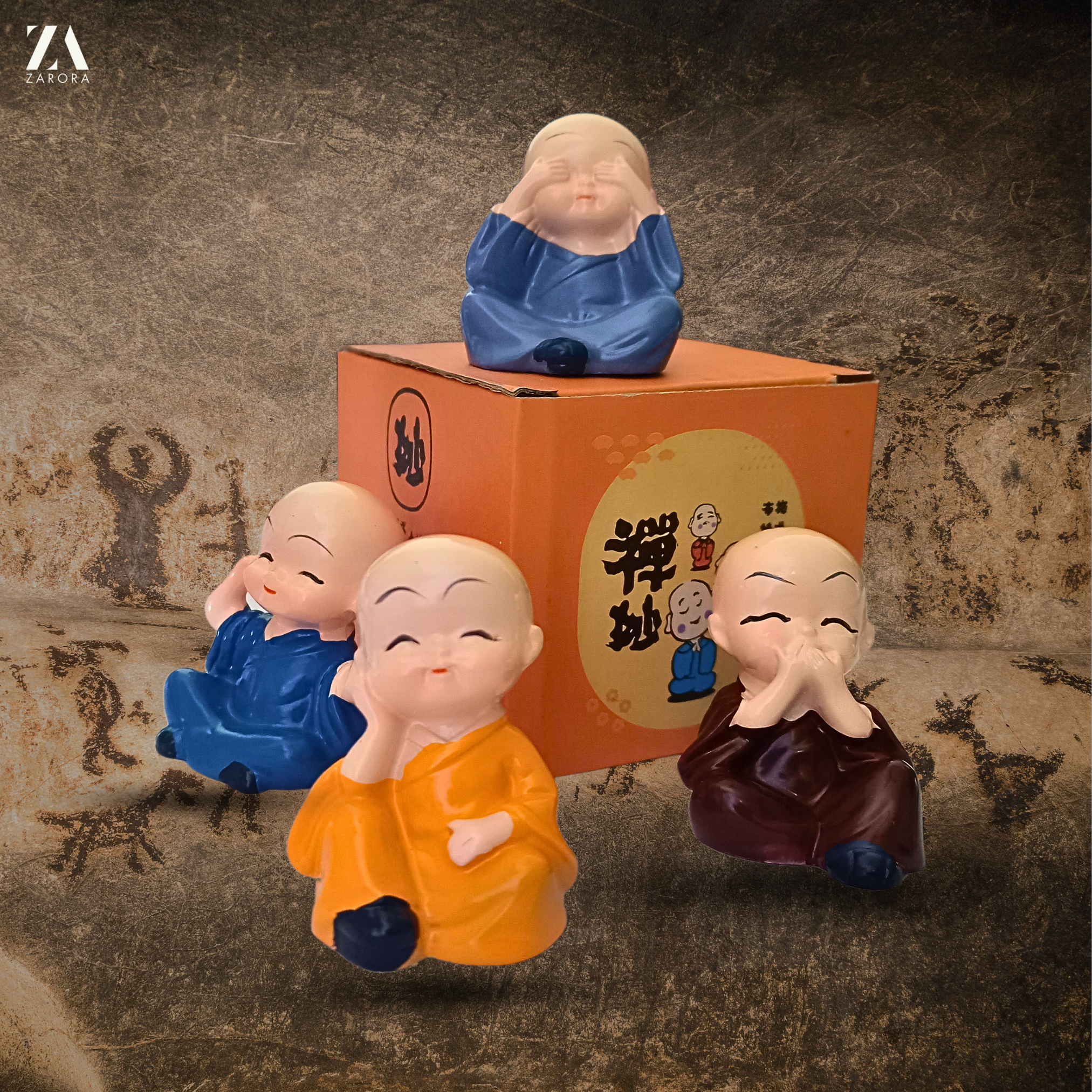 Little Monks of Joy – 4 Piece Set