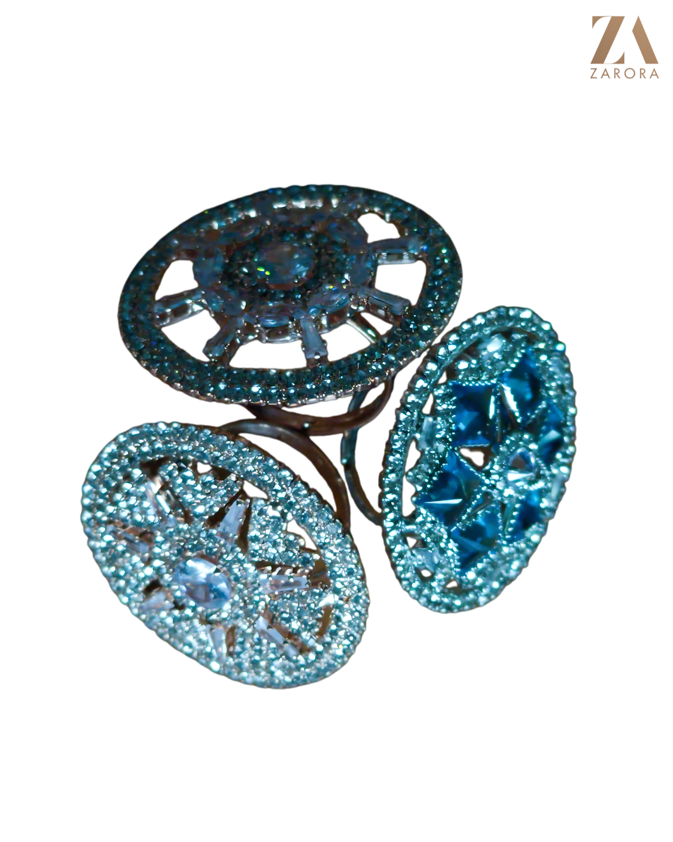 Imperial Blue Crystal Ring
