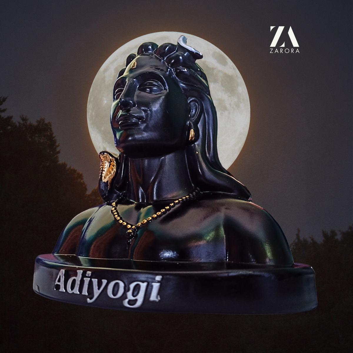 Adiyogi Statue (Plastic model, 14cm*14cm)