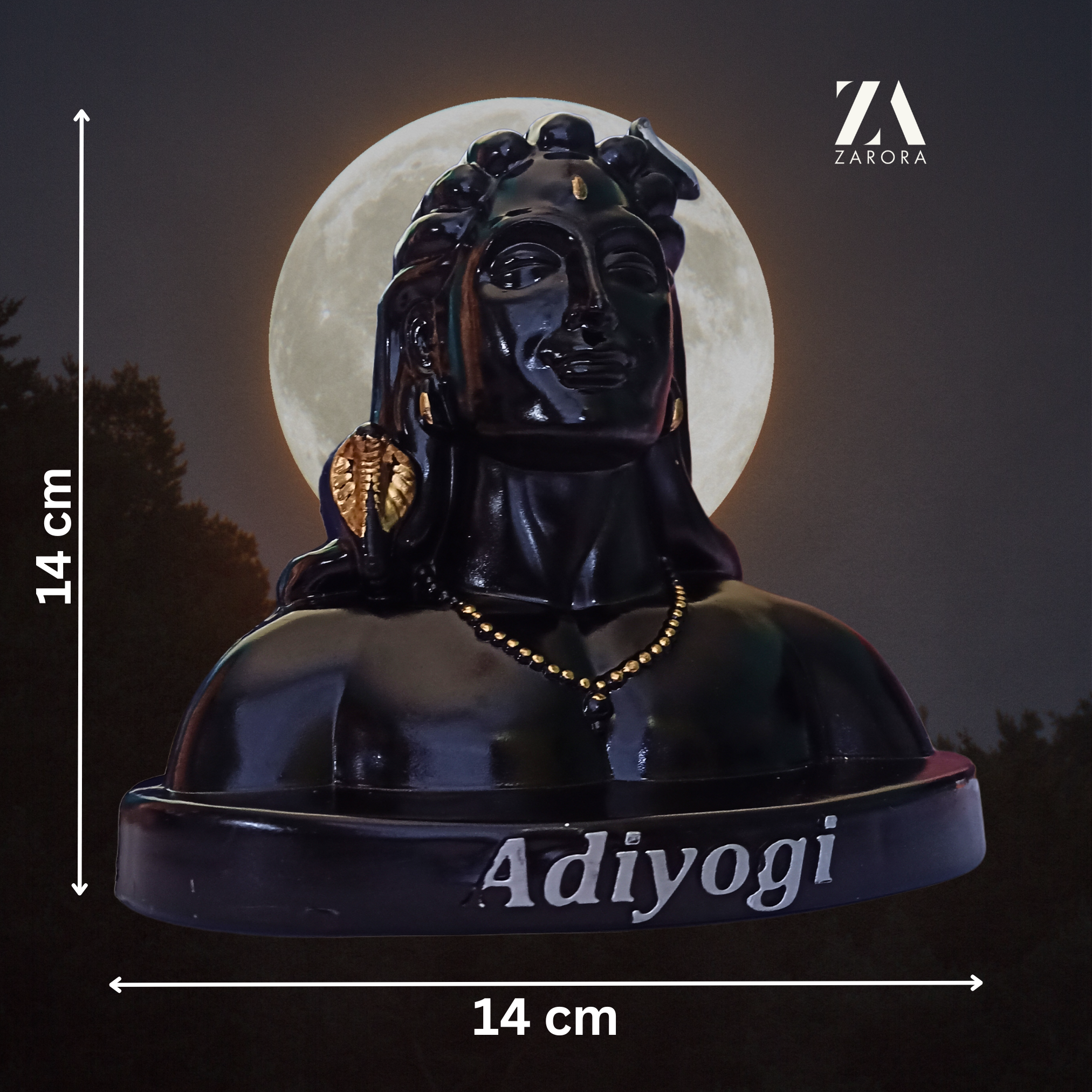 Adiyogi Statue (Plastic model, 14cm*14cm)