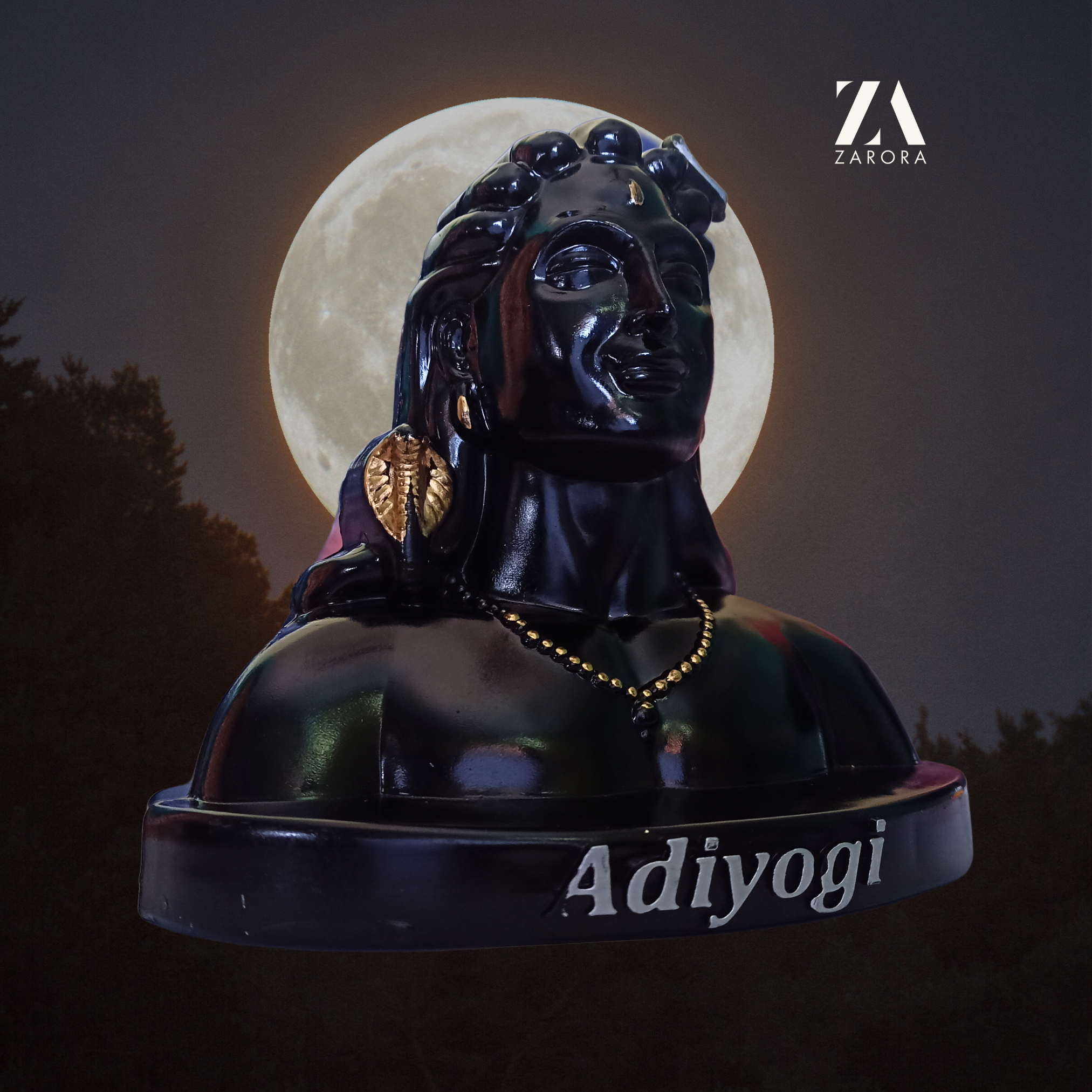 Adiyogi Statue (Plastic model, 14cm*14cm)