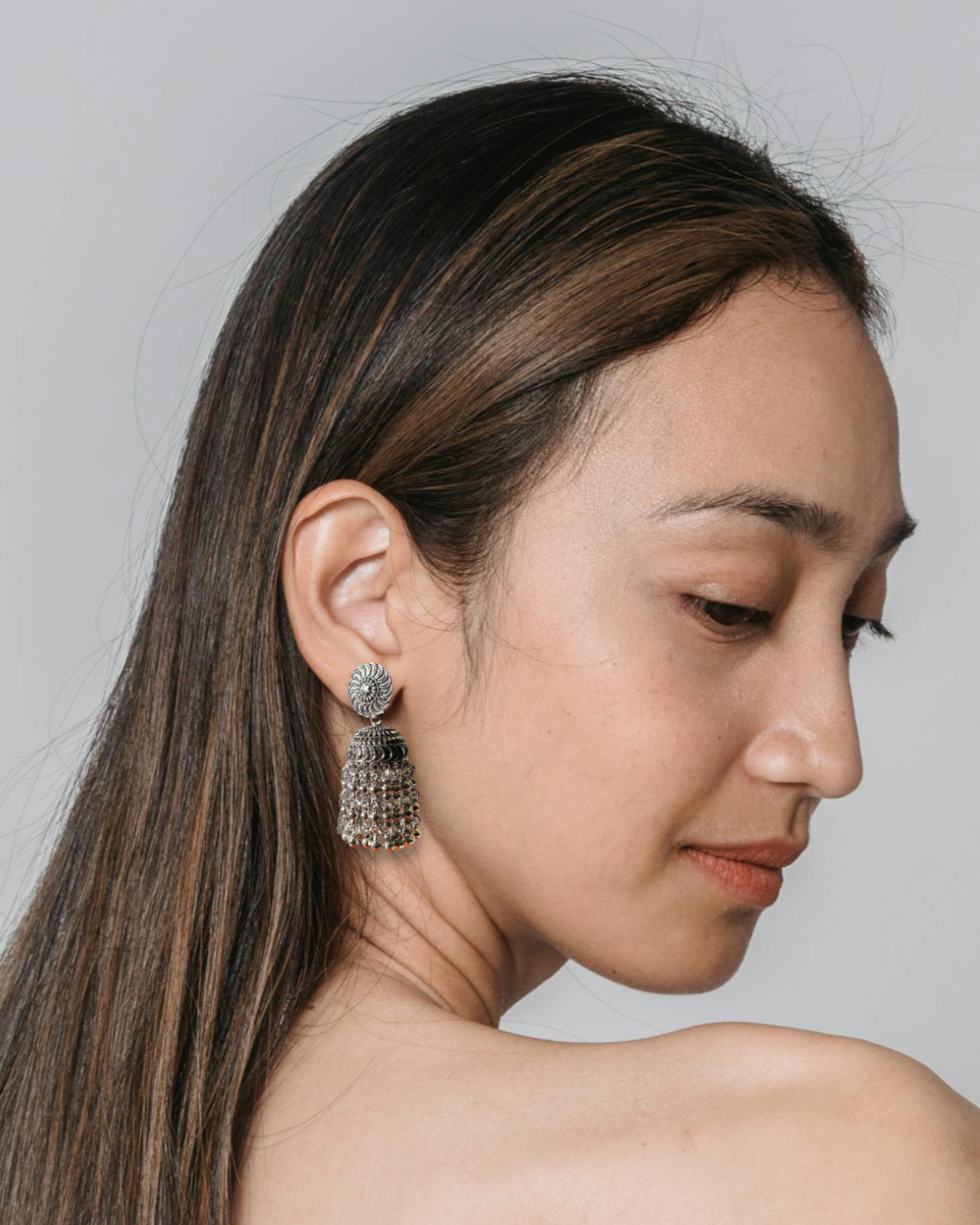Oxidized Jhumka