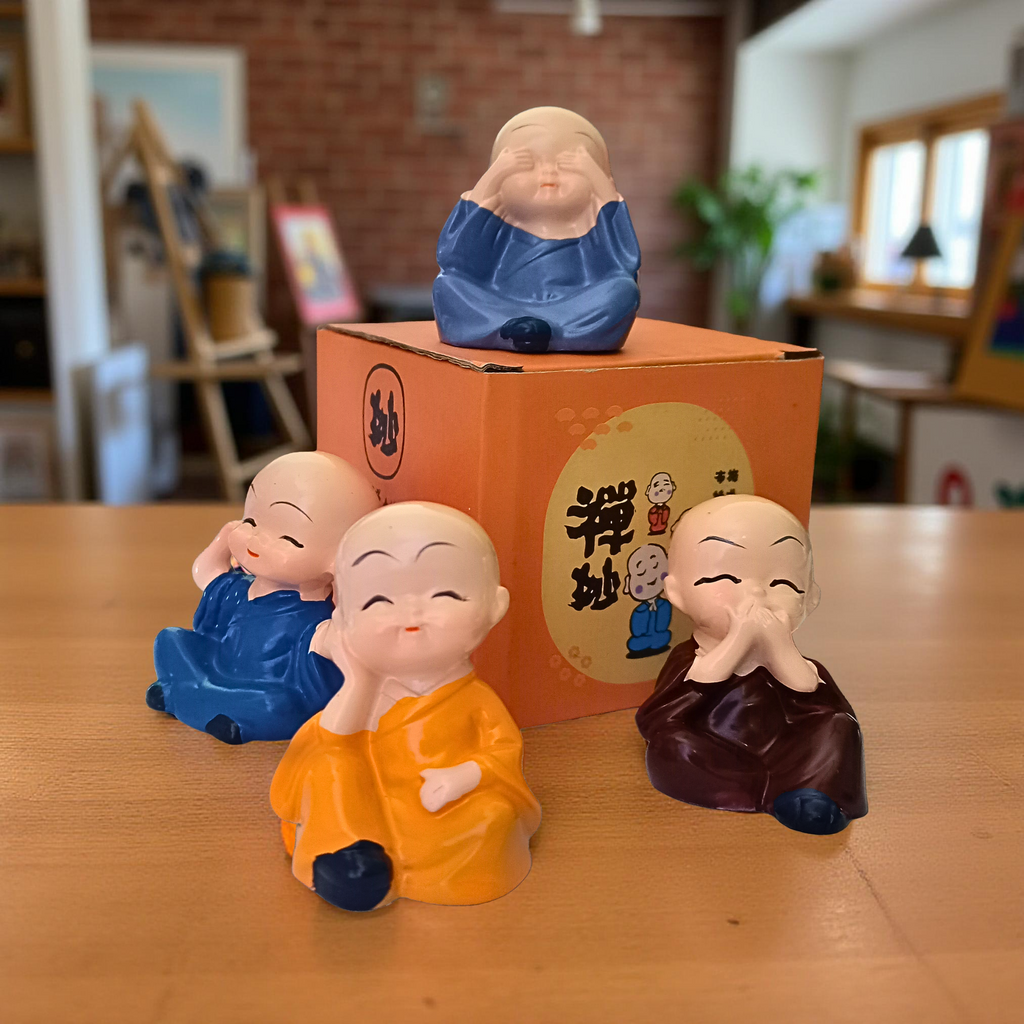 Little Monks of Joy – 4 Piece Set