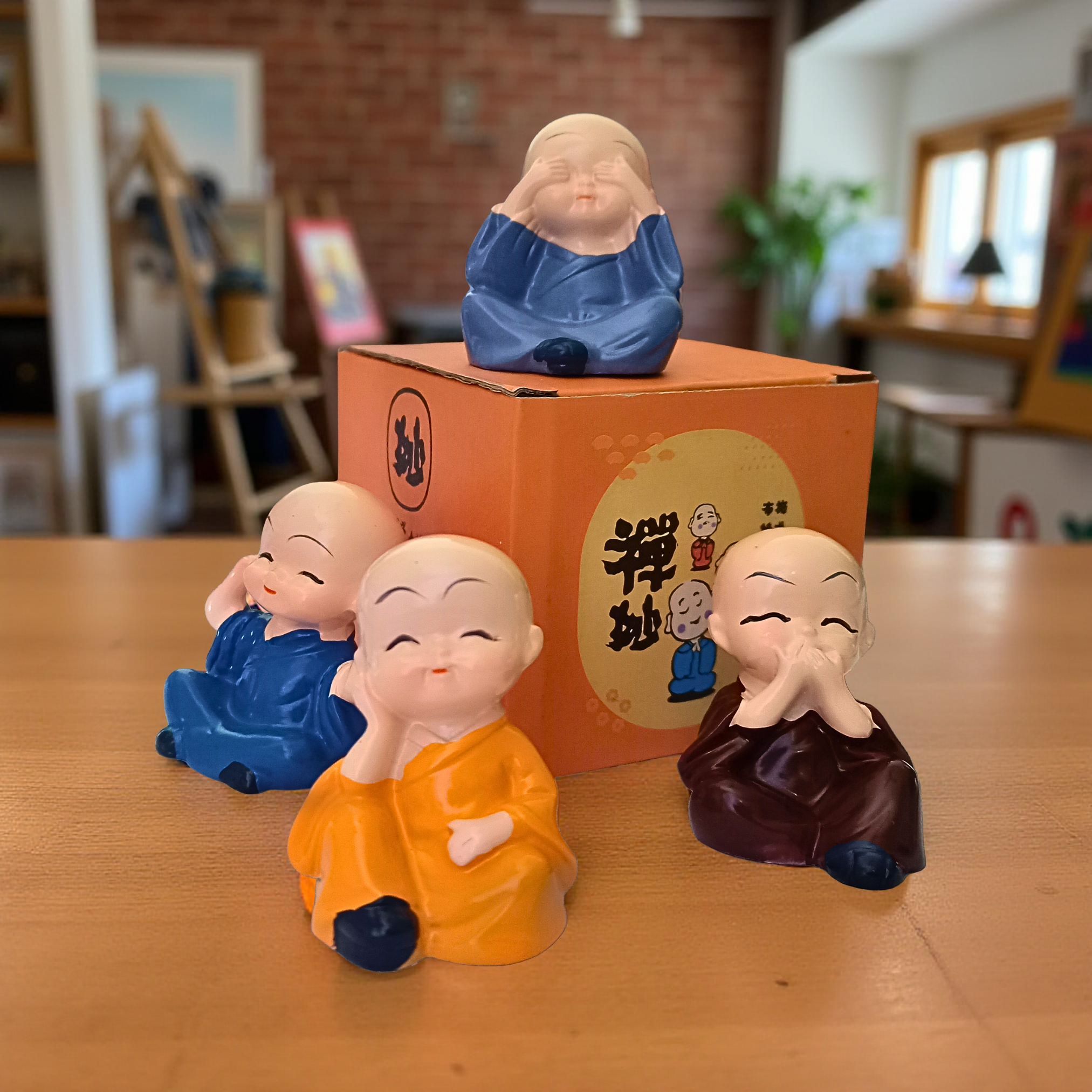 Little Monks of Joy – 4 Piece Set